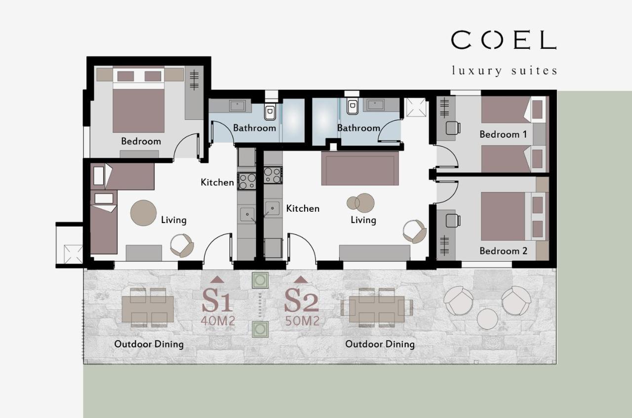 Coel Luxury Suites By Rentalspro Services - Potidea Halkidiki Nea Poteidaia Exterior foto